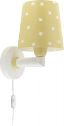 wandlamp Star Light 15 x 20 x 24 cm E27 60W geel/wit