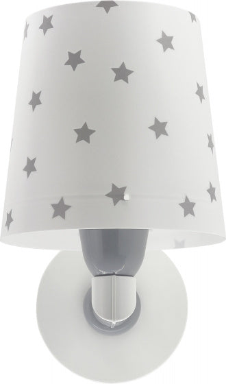 wandlamp Star Light 15 x 20 x 24 cm E27 60W zilver/wit
