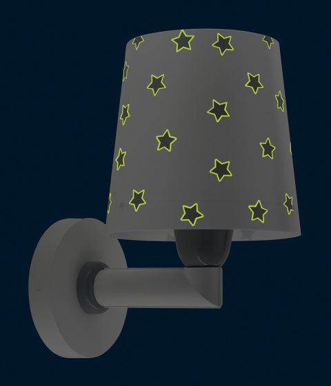 wandlamp Star Light 15 x 20 x 24 cm E27 60W zilver/wit