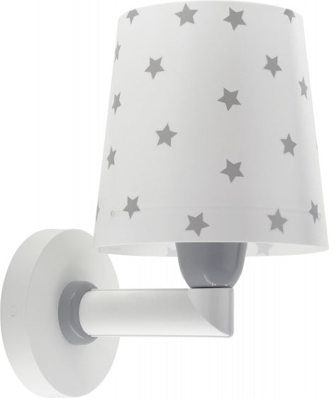 wandlamp Star Light 15 x 20 x 24 cm E27 60W zilver/wit