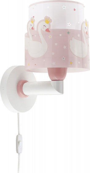 wandlamp Sweet Love 15 x 20 x 24 cm E27 60W roze/wit