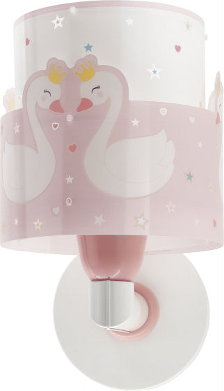 wandlamp Sweet Love 15 x 20 x 24 cm E27 60W roze/wit