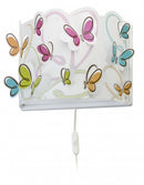 wandlamp vlinders meisjes 23 x 31 cm E27 60W