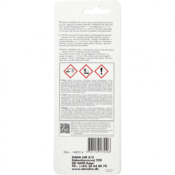 epoxy lijm 24 milliliter wit