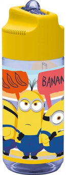 waterfles Tritan Minions junior 430 ml geel/blauw