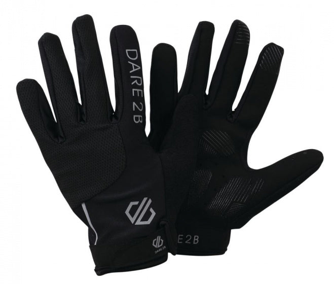 fietshandschoenen Forcible heren polyester zwart maat XL