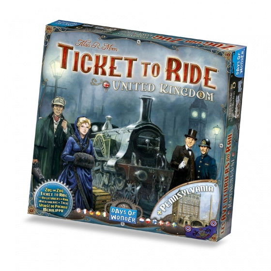 uitbreiding Ticket to Ride - UK & Pennsylvania