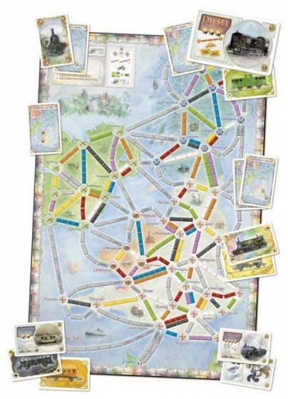 uitbreiding Ticket to Ride - UK & Pennsylvania