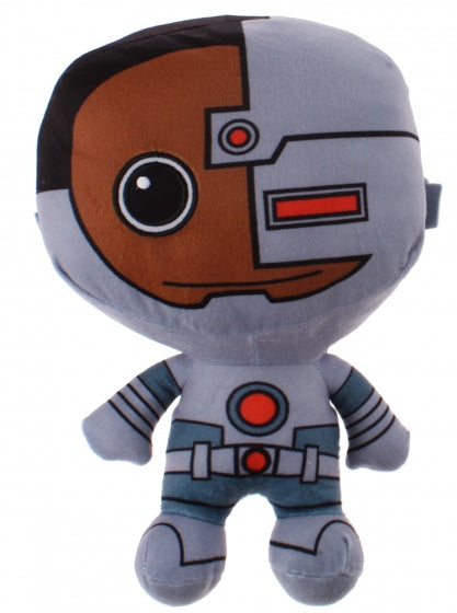 knuffel Cyborg pluche 18 cm grijs
