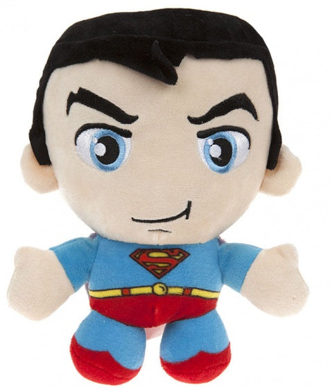 knuffel in cadeaubox Superman pluche 20 cm blauw