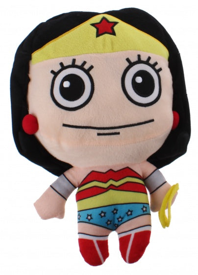 knuffel Wonderwoman pluche 25 cm blauw/geel