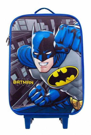 trolley Batman junior 30 liter polyester blauw/grijs