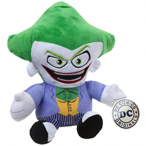 zittende knuffel The Joker pluche 25 cm paars/groen