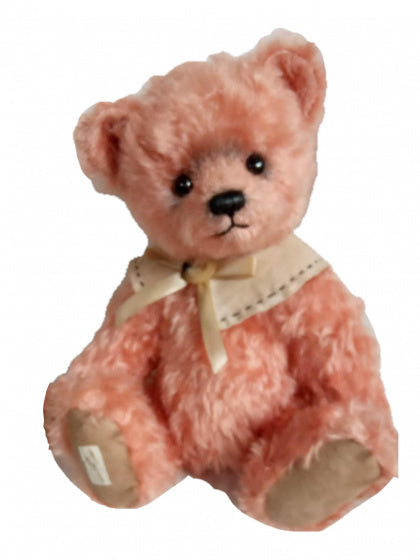 teddybeer Millie Limited Edition 38 cm mohair roze