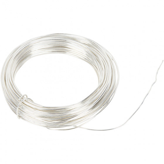 metaaldraad 1 mm 4 meter zilver