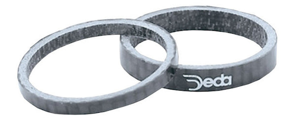 spacers 5 mm carbon 1 1/8 inch zwart 10 stuks