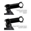 spacers HSS 46 mm staal 3/5/10 mm zwart 3 stuks