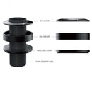 spacers HSS 46 mm staal 3/5/10 mm zwart 3 stuks