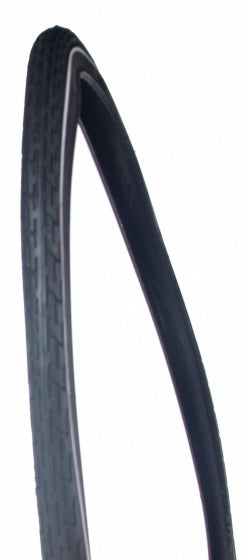 buitenband met bies 28 x 1 5/8 x 1 3/8 (37-622) zw