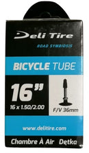 binnenband 16x1.50/2.00 (40/54-305) SV 36 mm zwart