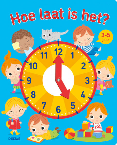 Kartonboek: Hoe laat is het? (3-5 jaar)