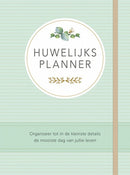 huwelijksplanner 21,8 x 16,4 cm papier groen