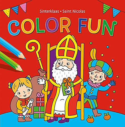 kleurboek Sinterklaas Color Fun junior 22 cm 36 pagina's