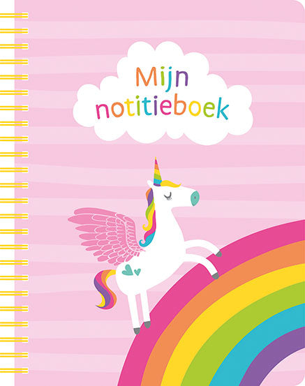 Mijn notitieboek - unicorn pink