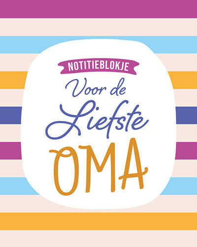 Notitieblokje - Voor de liefste oma