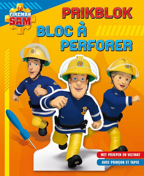 prikblok brandweerman Sam junior 22 x 18 cm 3-delig