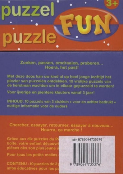 legpuzzel Kerst junior karton 15 stukjes