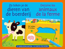 Sjabloonkaarten - Zo teken je de Dieren van de Boerderij