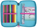 etui I Love Horses meisjes 21 x 12 cm polyester 28-delig