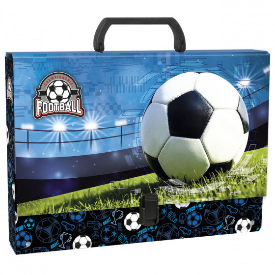 portfoliomap jongens 33 x 25 cm karton blauw