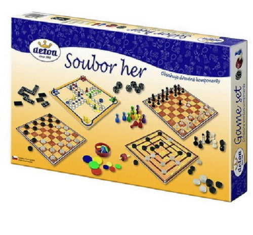 gezelschapsspellenset junior karton 4-delig