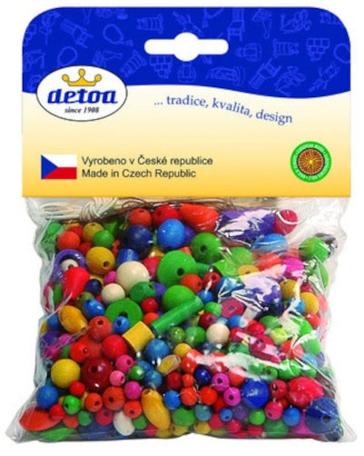 kralen Hobby Beads junior 5 - 20 mm hout 100 gram