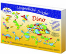 magneetpuzzel dino junior 310 x 165 mm hout groen 44-delig