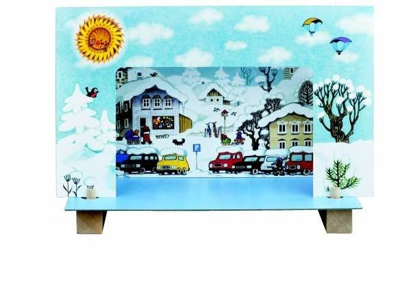 magnetisch dierentheater 33 x 23 x 3,5 cm hout 11-delig