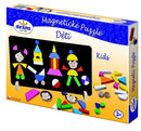 magneetpuzzel junior 31 x 16,5 cm zwart 40-delig