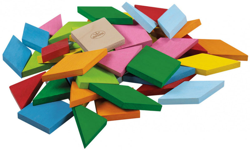 mozaïekpuzzel junior 3 x 5,5 cm hout 49-delig