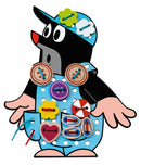 rijgspel mol junior hout/karton 26-delig