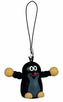 sleutelhanger mol junior 5,5 cm hout zwart