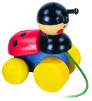 speelfiguur lieveheersbeestje junior 85 x 65 mm hout