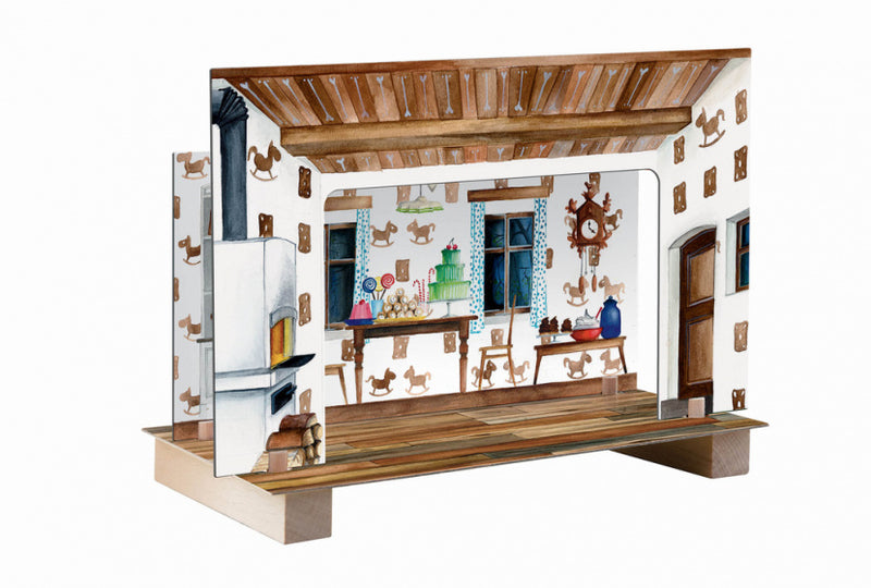 theater Hans en Grietje junior hout 33,5 x 23 cm 19-delig