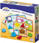 vormenpuzzel junior hout/karton 21-delig