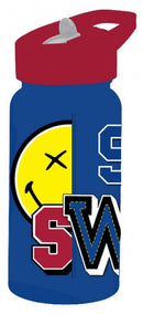 drinkfles Smiley World junior 500 ml blauw/rood