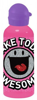 drinkfles Smiley World junior 500 ml roze/paars