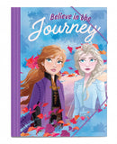 elastomap Frozen II junior 25 x 35 cm blauw/paars