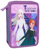 etui Frozen 2 meisjes 21 x 15 cm polyester donkerpaars