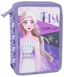 etui Frozen 2 meisjes 21 x 15 cm polyester paars 5-delig